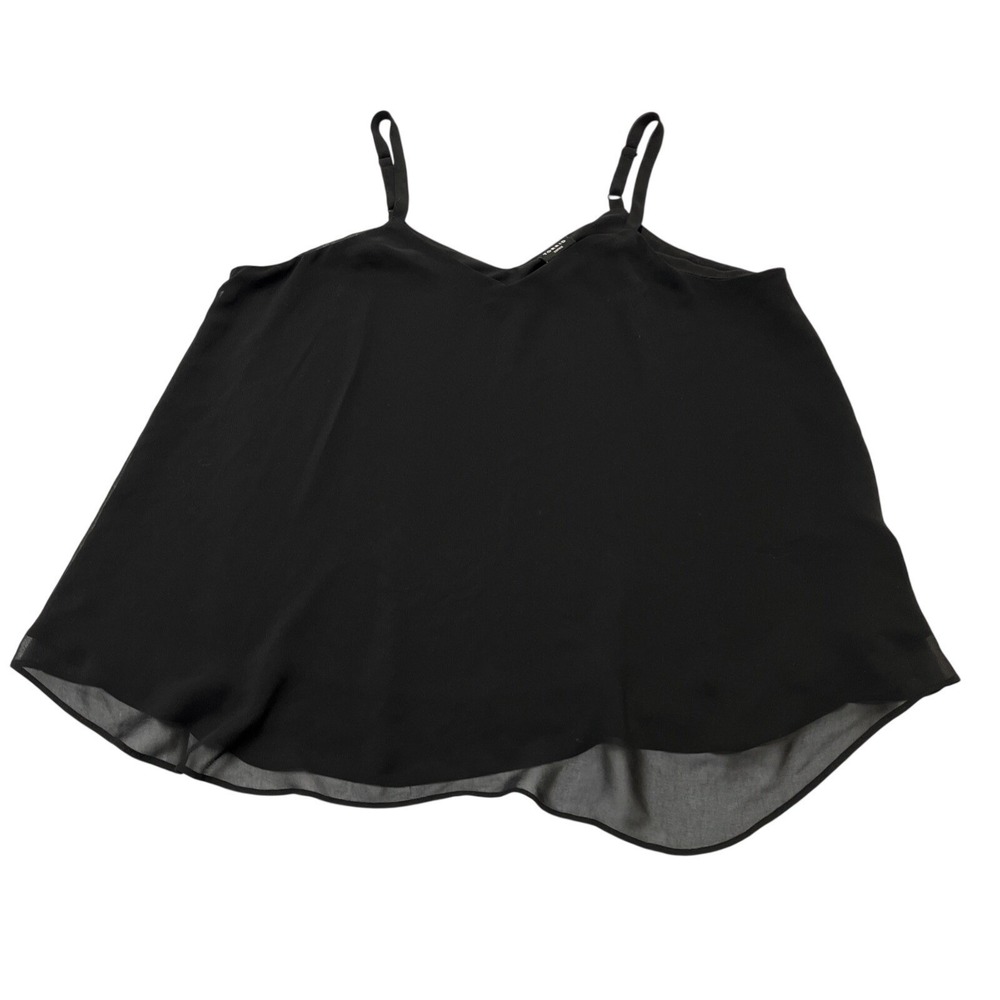 Torrid Sophie Top Womens 0 12 Black Layered Mesh Tank Flowy Witchy Whimsigoth
